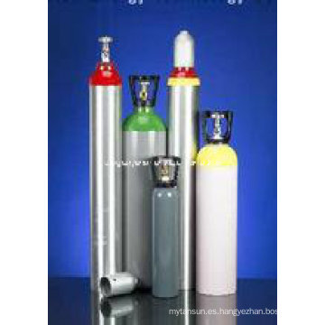 ISO7866 Cilindros de gas de aluminio de alta presión 10,2L de alta presión